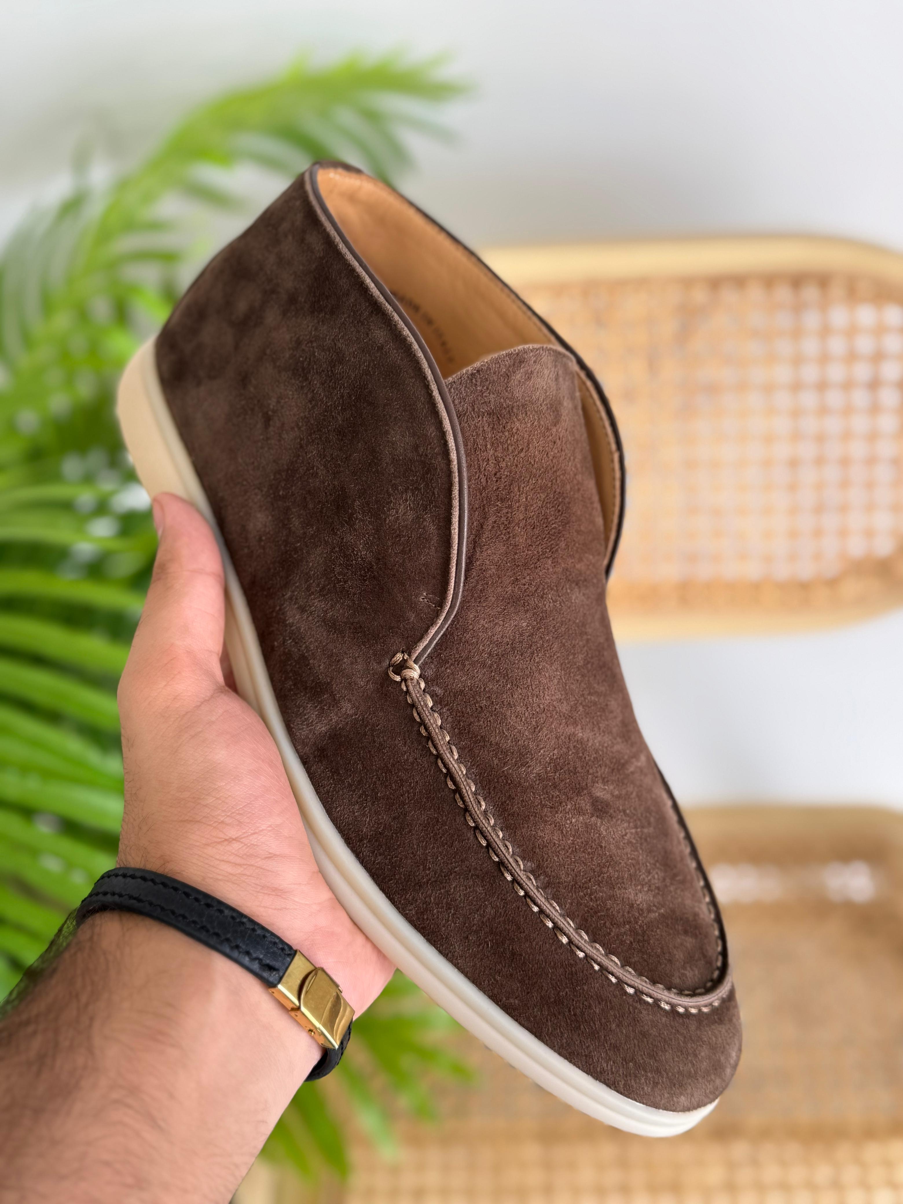 Loro Piana Suede Ankle Boots