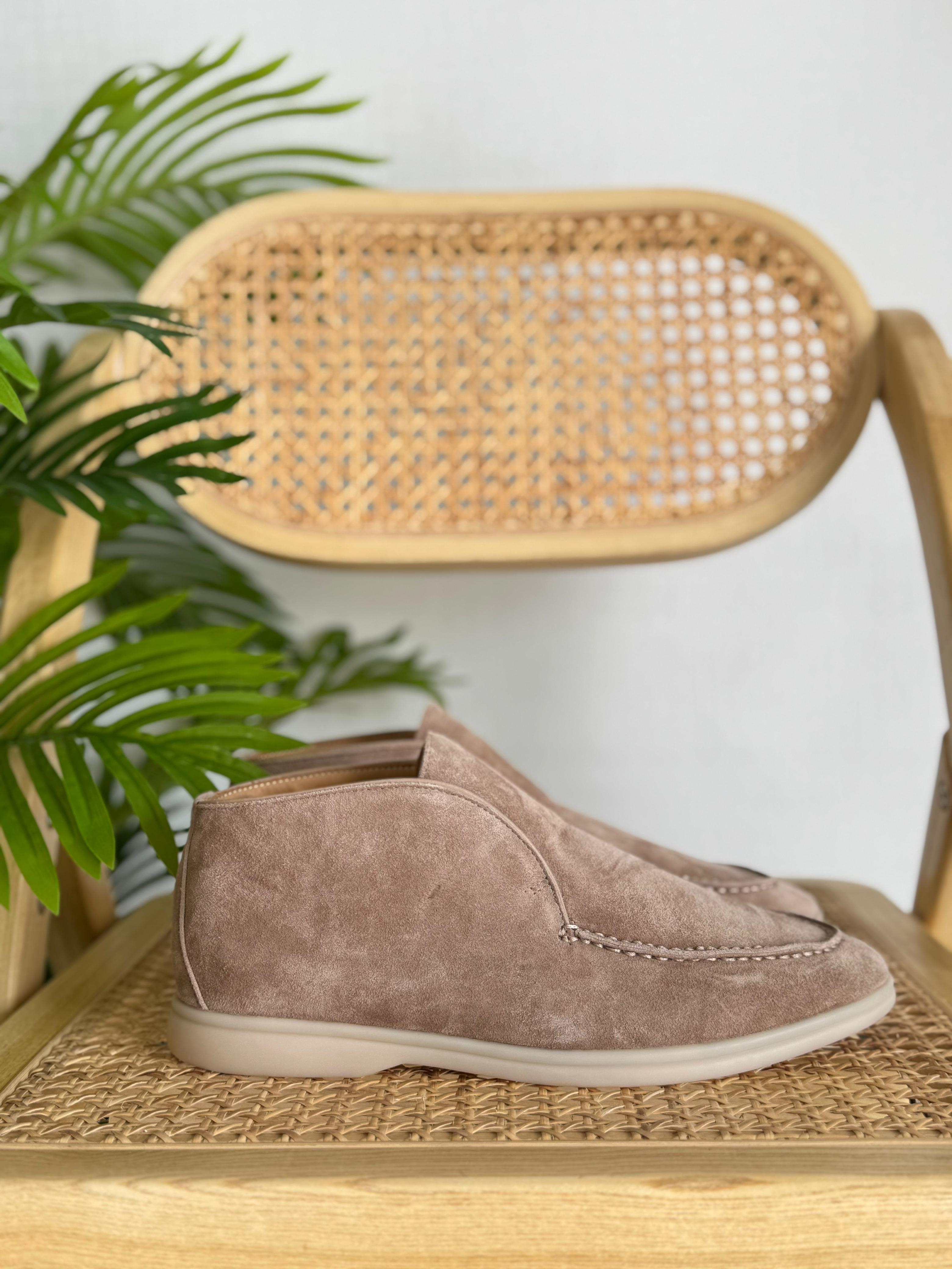 Loro Piana Suede Ankle Boots