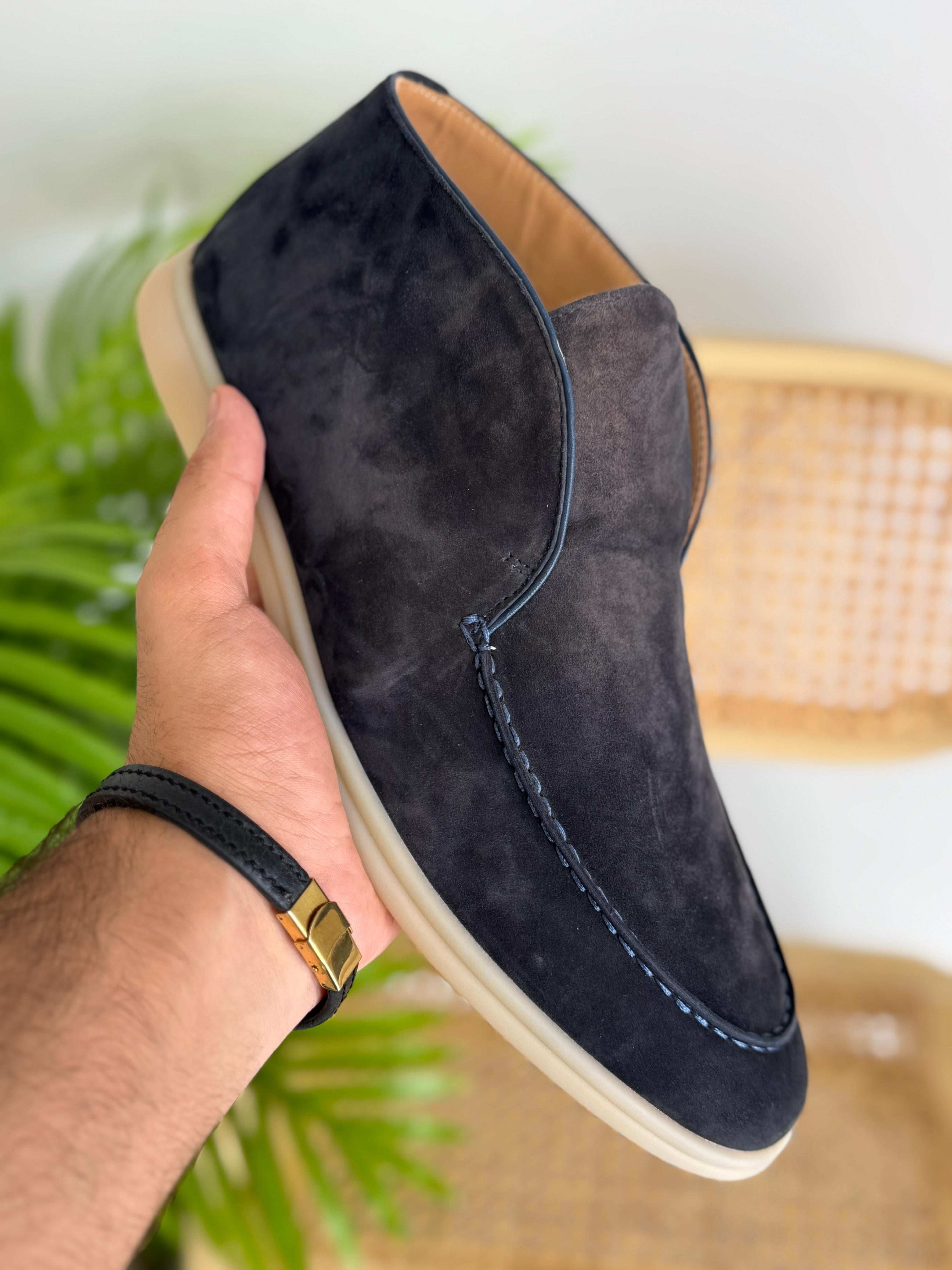 Loro Piana Suede Ankle Boots