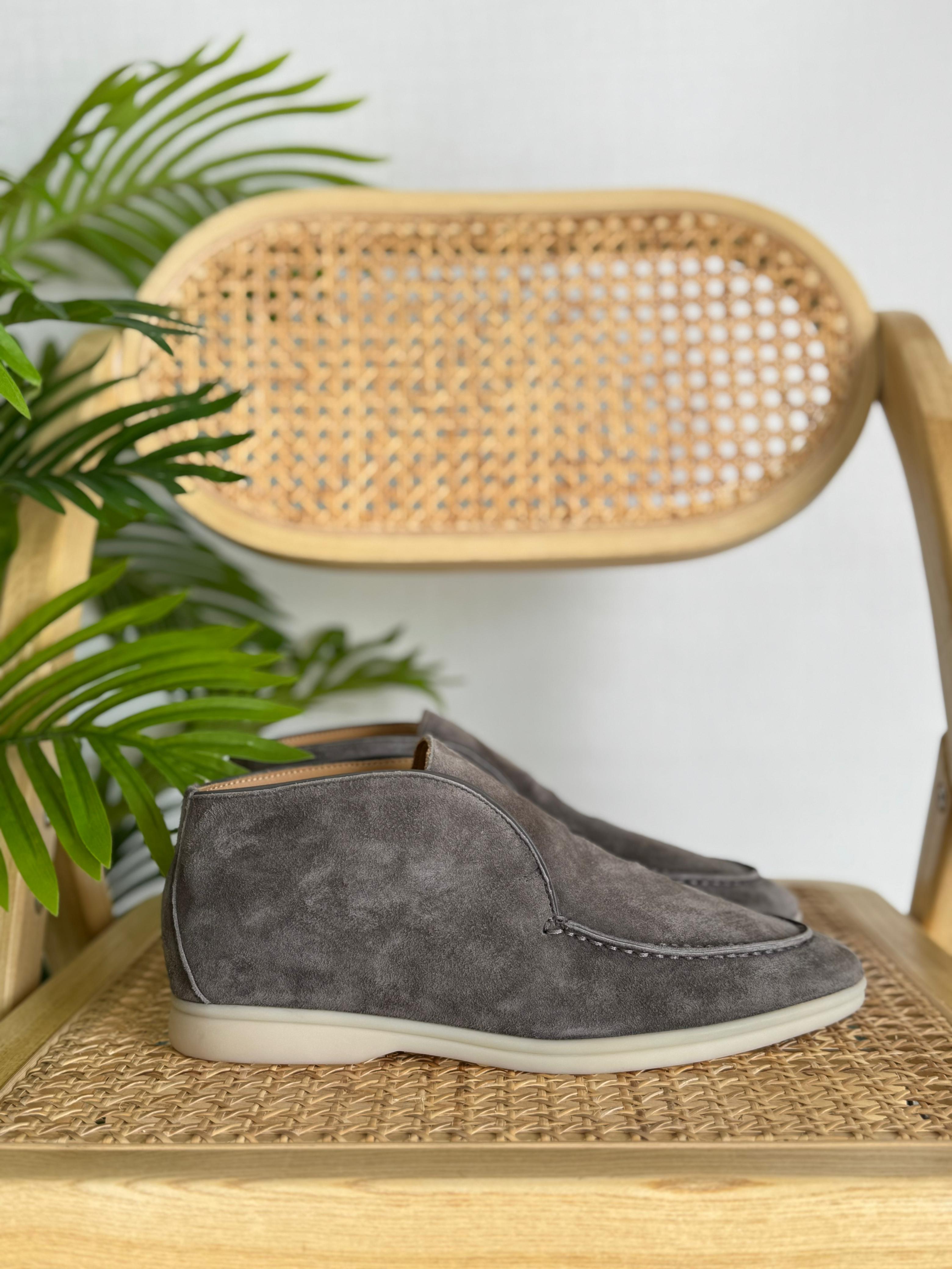 Loro Piana Suede Ankle Boots