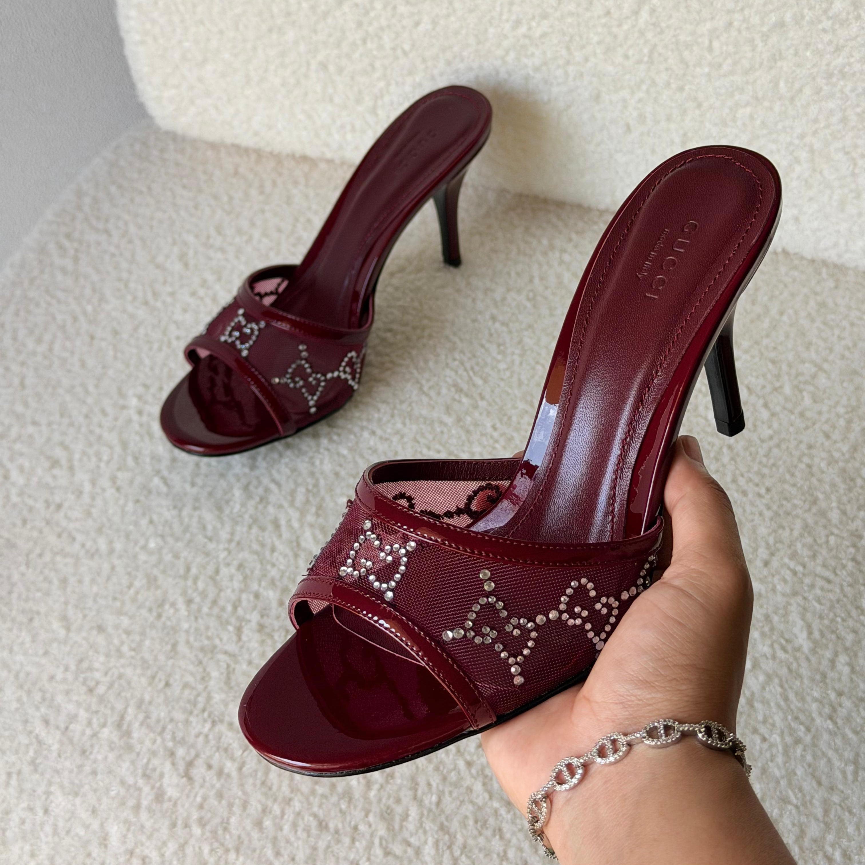 Gucci Crystal Sandal