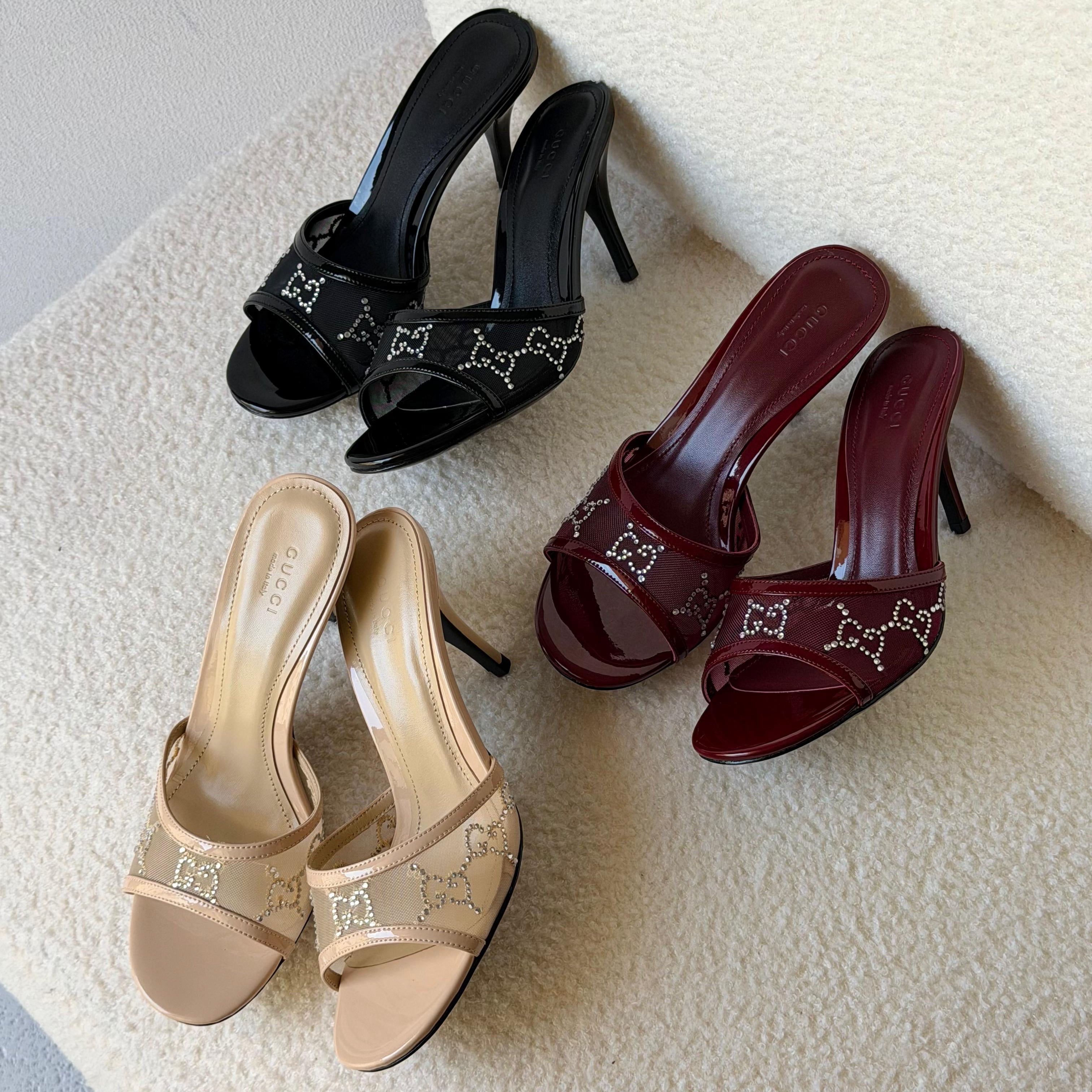 Gucci Crystal Sandal