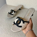 CHANEL Short Heel MULES 26
