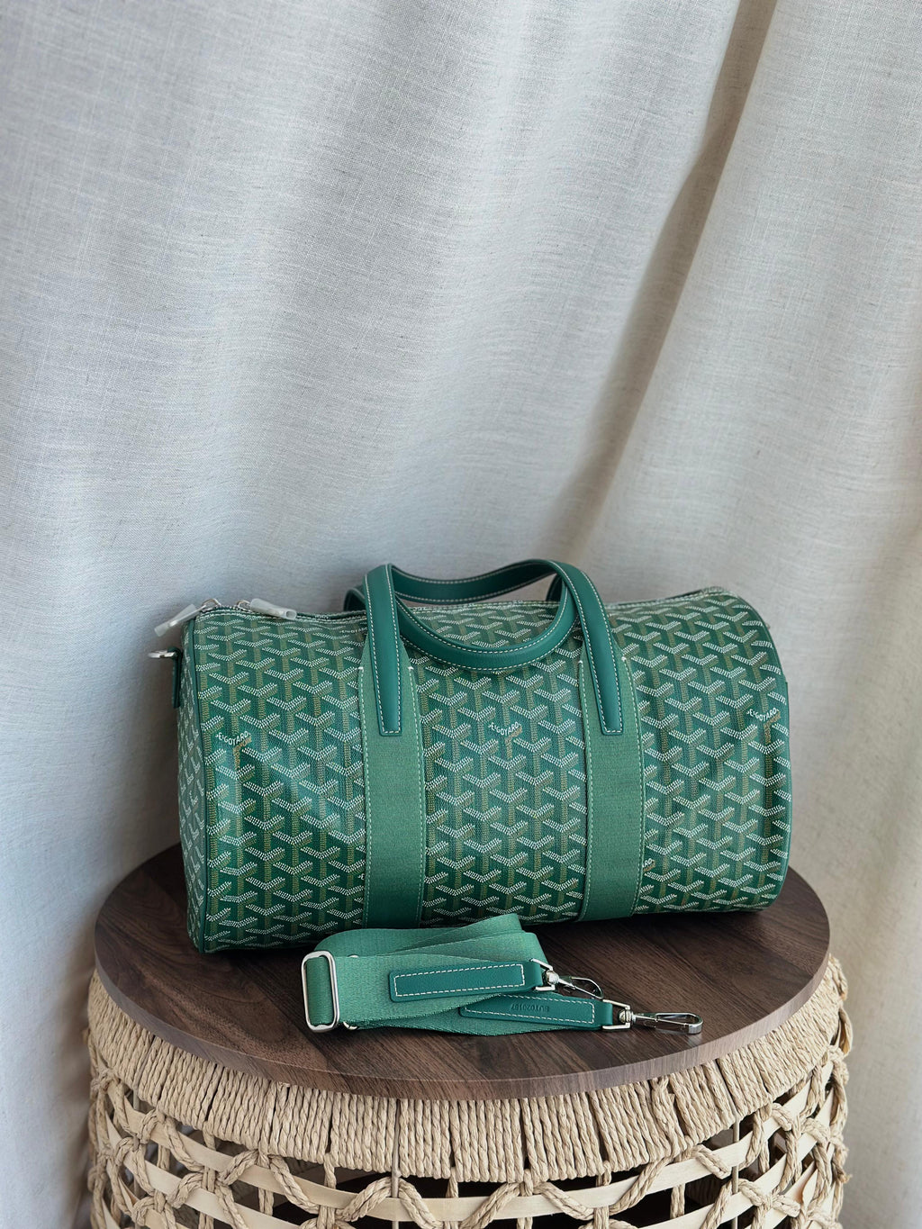 Goyard Barrel Sports Bag