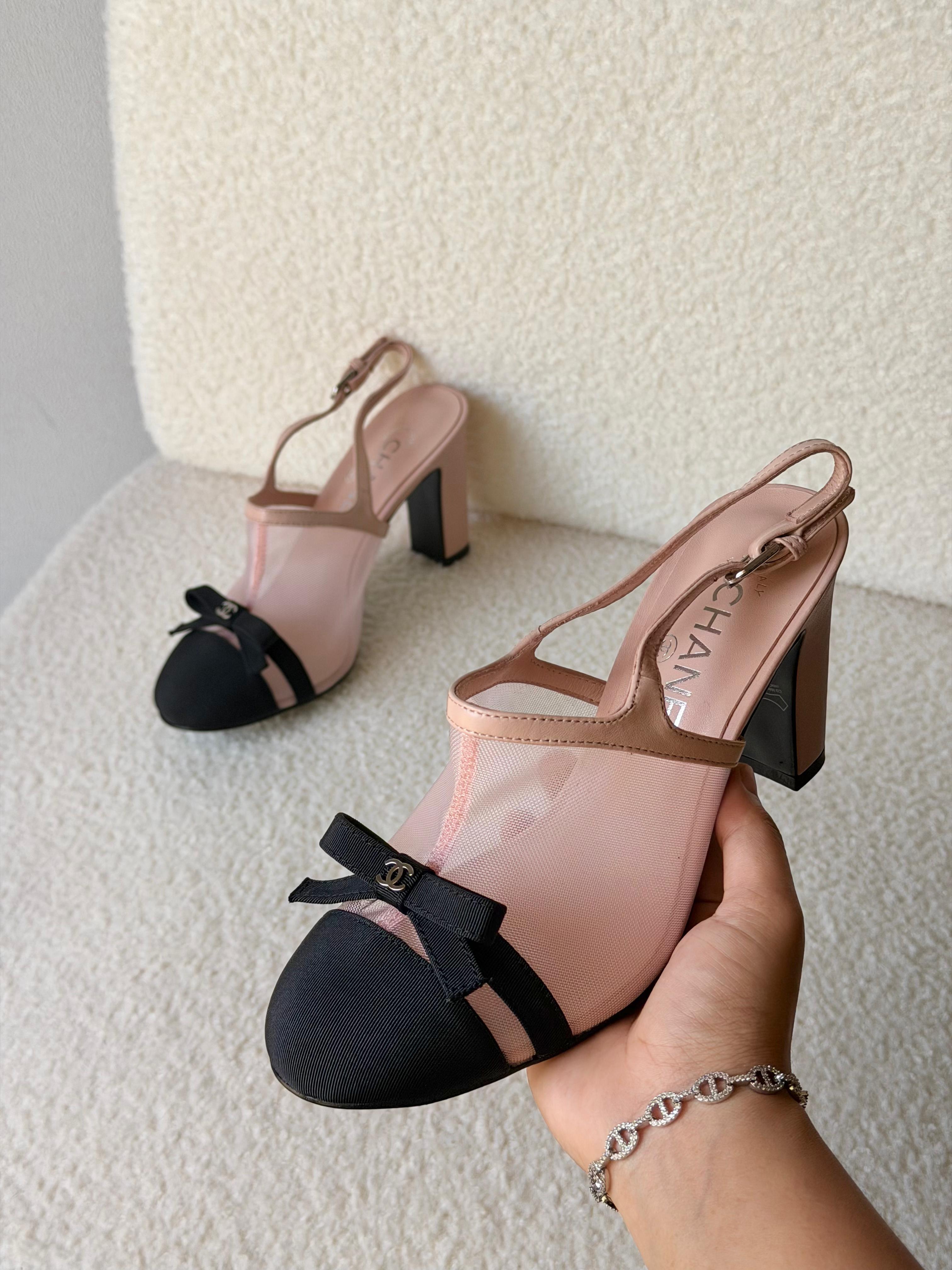 Chanel Heeled Slingbacks