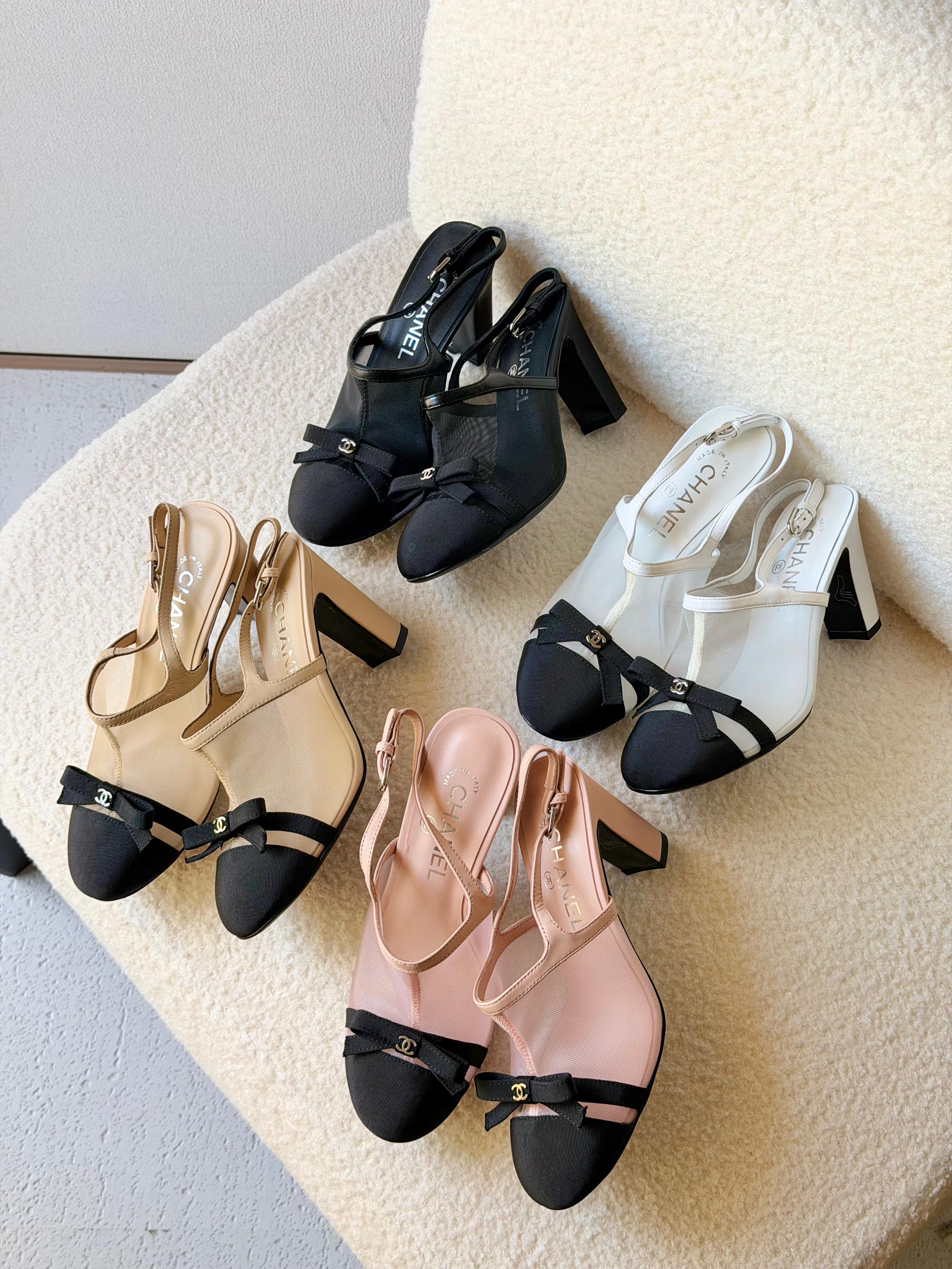 Chanel Heeled Slingbacks