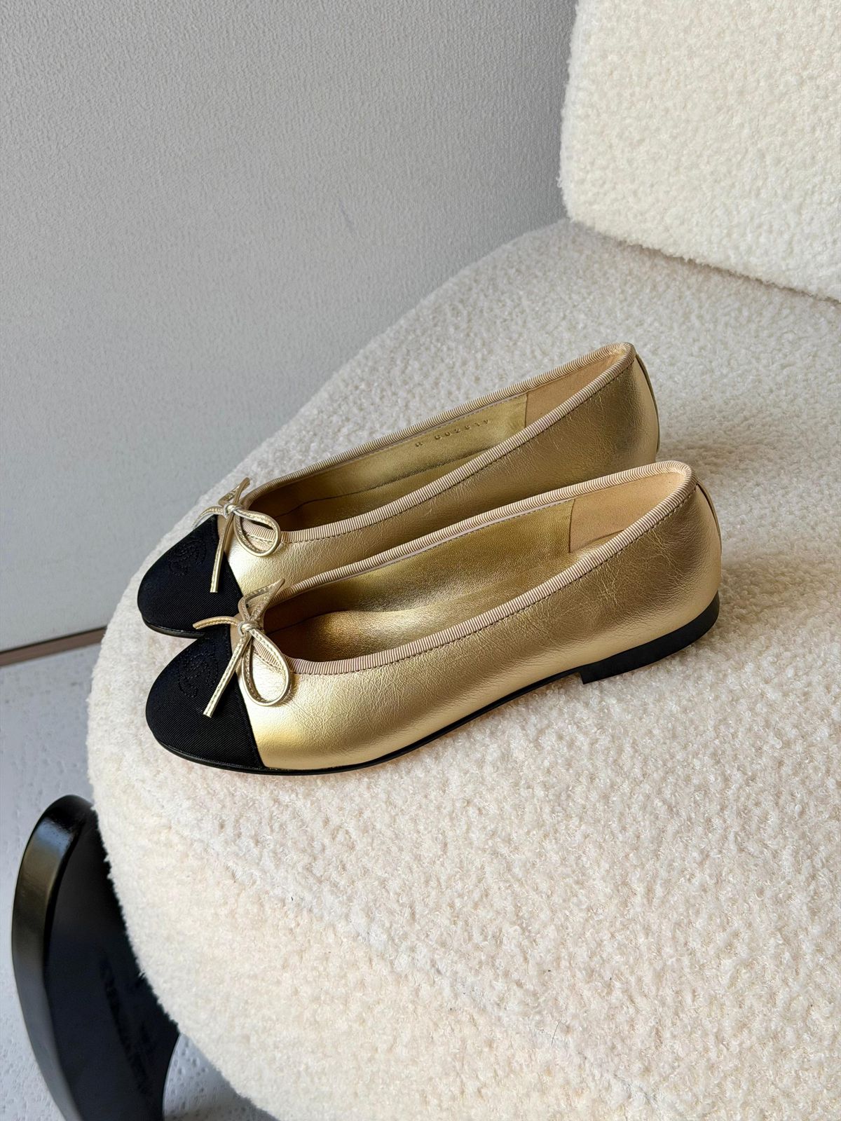 Chanel Ballerina Gold