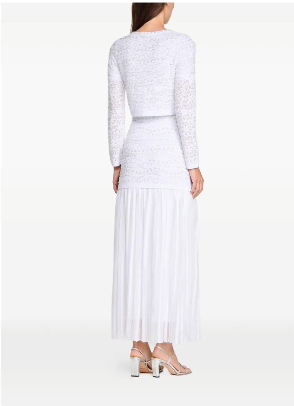 Sandro Long Dress With Jacket