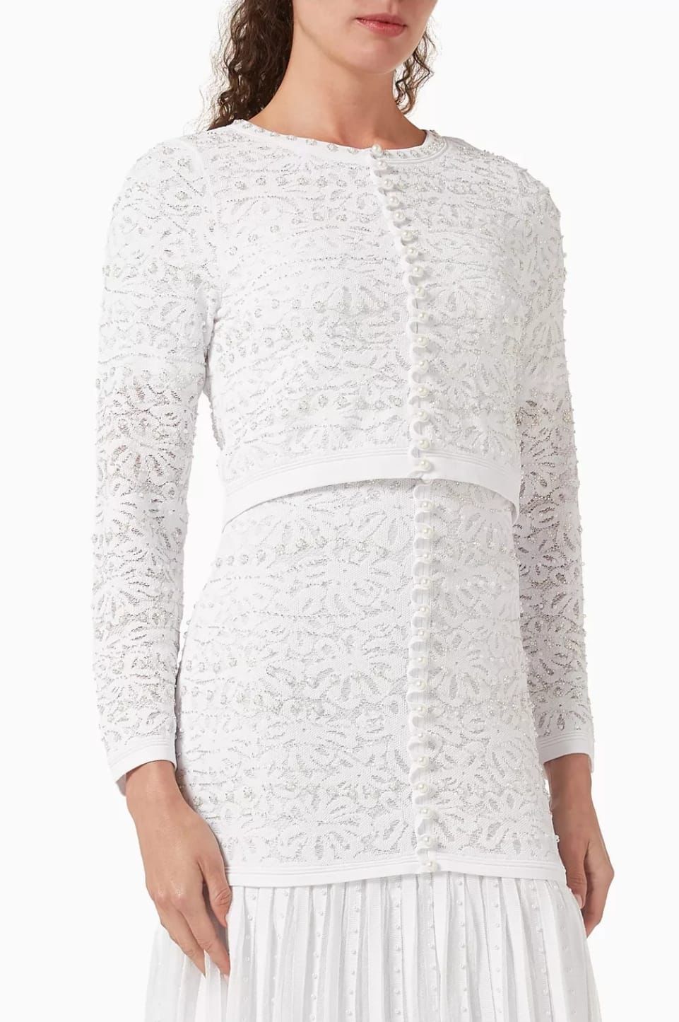 Sandro Long Dress With Jacket