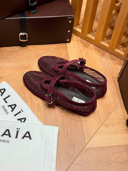 Alaia Fishnet Ballerina