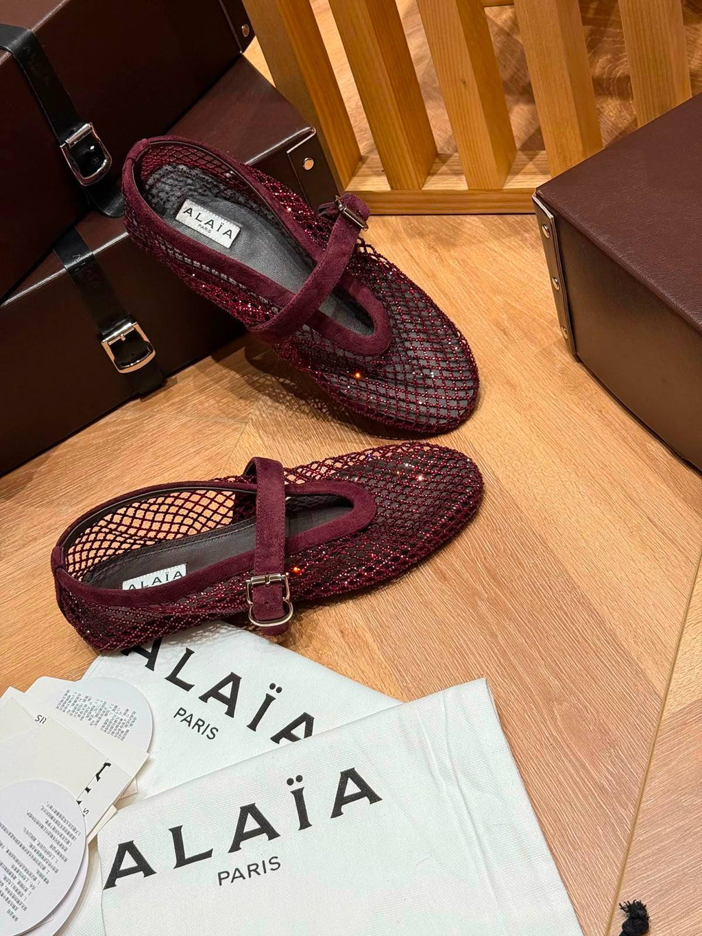 Alaia Fishnet Ballerina